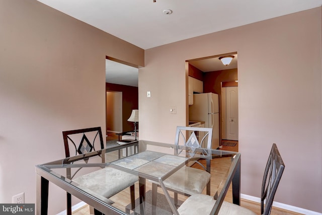 dining area with baseboards