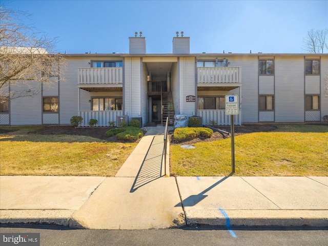 view of property featuring cooling unit