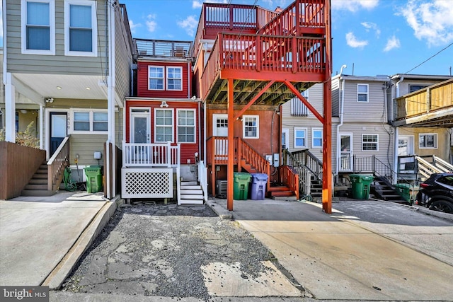 view of back of property