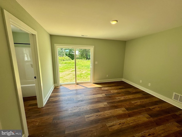 419 Kentmorr Rd, Stevensville, MD 21666 - unfurnished room with baseboards and dark wood-type flooring