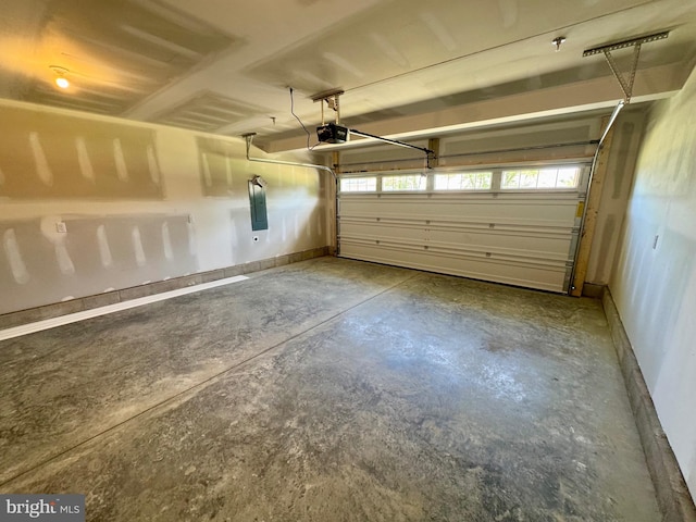 419 Kentmorr Rd, Stevensville, MD 21666 - garage with electric panel and a garage door opener