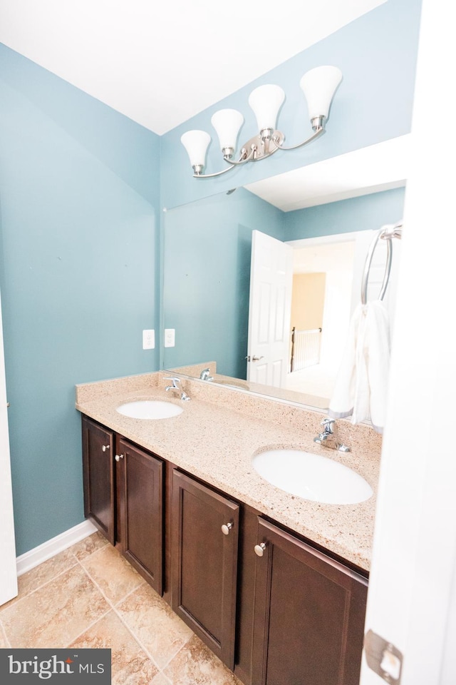 2820 Union Square Rd Unit 5, New Windsor, MD 21776 - full bathroom featuring double vanity and baseboards