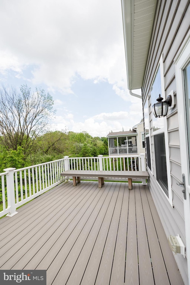 2820 Union Square Rd Unit 5, New Windsor, MD 21776 - view of wooden deck