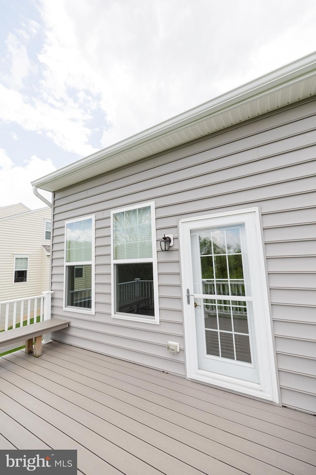 2820 Union Square Rd Unit 5, New Windsor, MD 21776 - view of wooden terrace