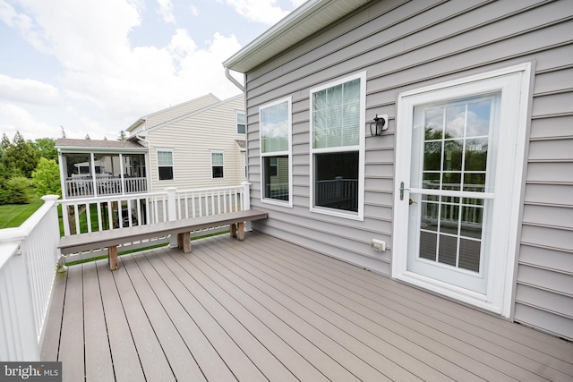 2820 Union Square Rd Unit 5, New Windsor, MD 21776 - view of deck