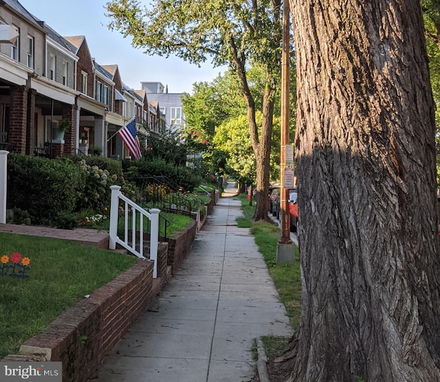 view of community with a residential view