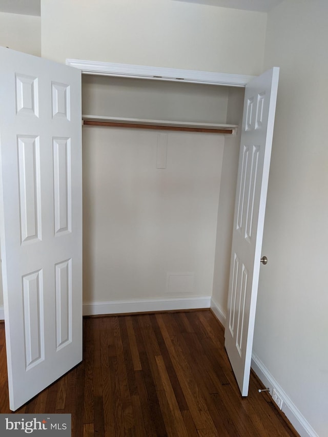 view of closet