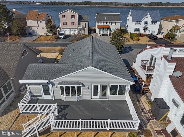 birds eye view of property featuring a residential view