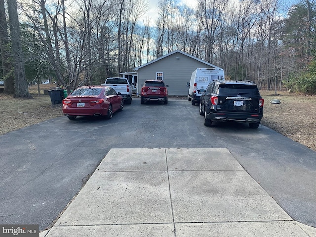 exterior space featuring driveway