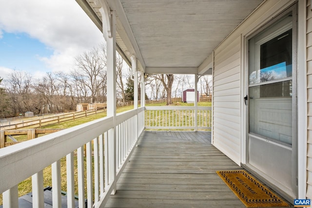 view of deck