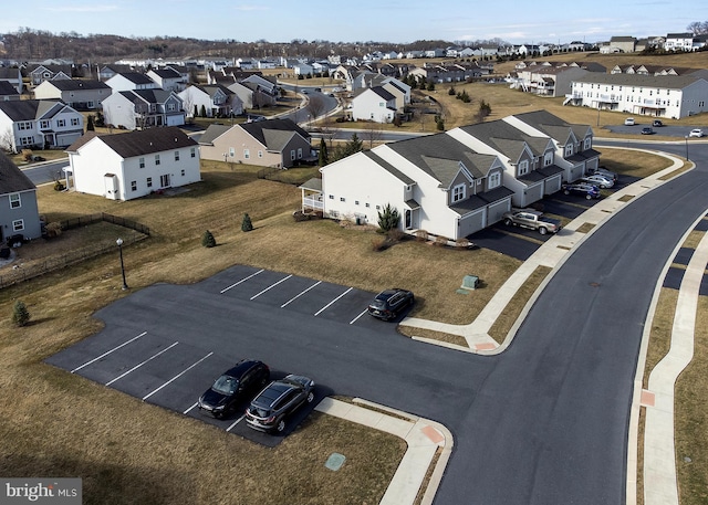 bird's eye view featuring a residential view