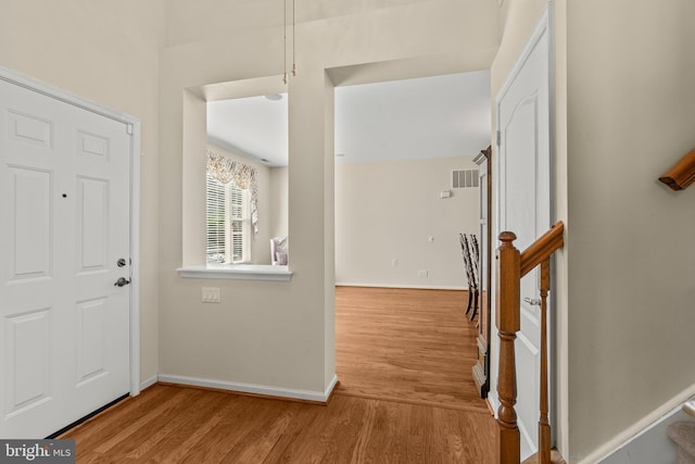 119 Glengarry Ln, Hainesport, NJ 08036 - entrance foyer with wood finished floors and baseboards