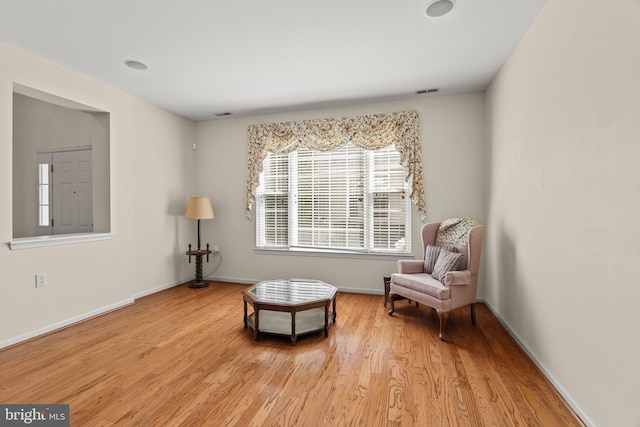 119 Glengarry Ln, Hainesport, NJ 08036 - sitting room featuring wood finished floors and baseboards