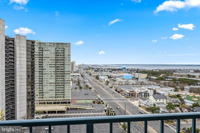 water view with a city view