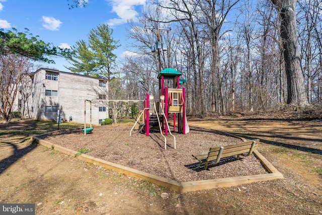 view of communal playground