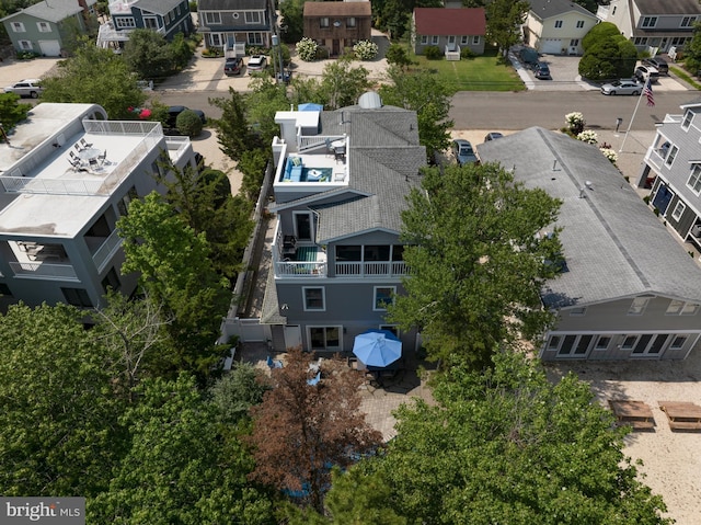 bird's eye view featuring a residential view