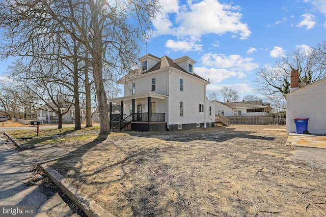 view of home's exterior