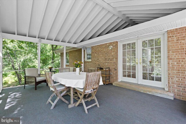 38577 Goose Creek Ln, Leesburg, VA 20175 - view of patio / terrace featuring outdoor dining space