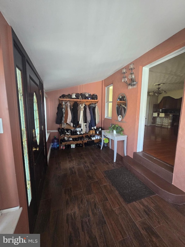 interior space featuring wood finished floors and a wealth of natural light