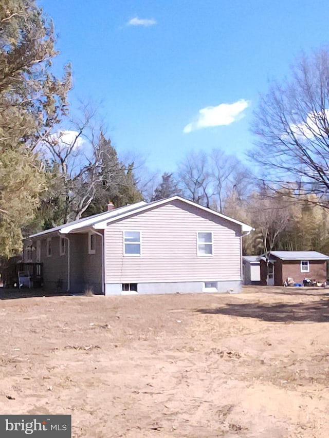 view of side of property