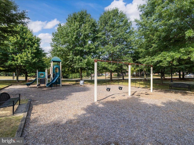 view of communal playground