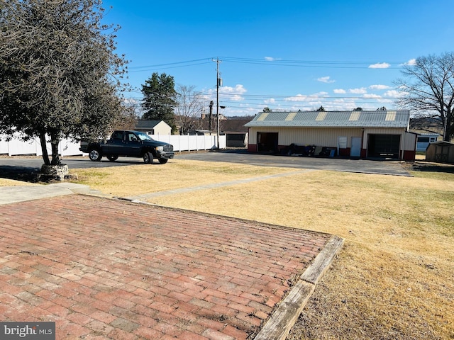 exterior space with fence