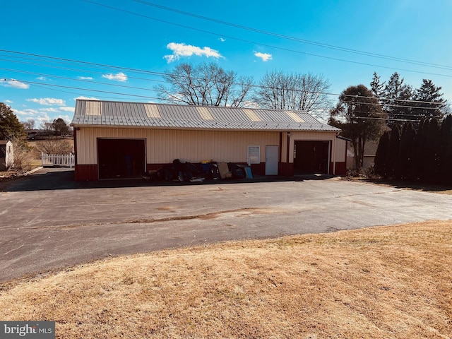 view of outbuilding with an outdoor structure