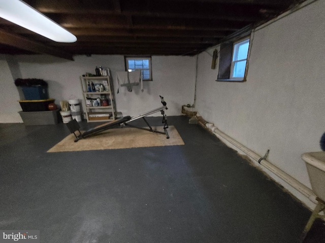 view of exercise room