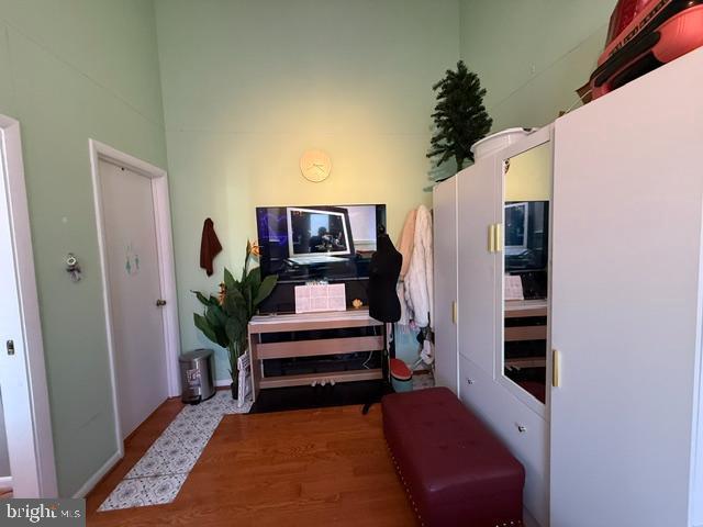 interior space featuring wood finished floors