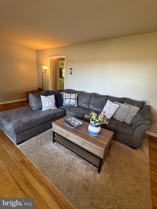 34272 Bi State Blvd, Laurel, DE 19956 - living room featuring wood finished floors and baseboards