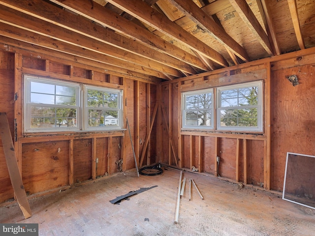 misc room featuring a wealth of natural light