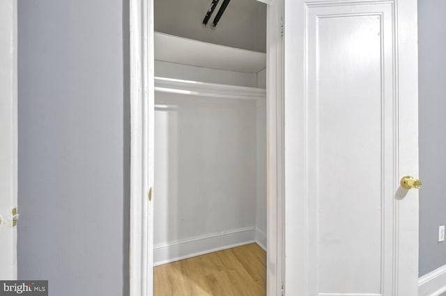 view of closet