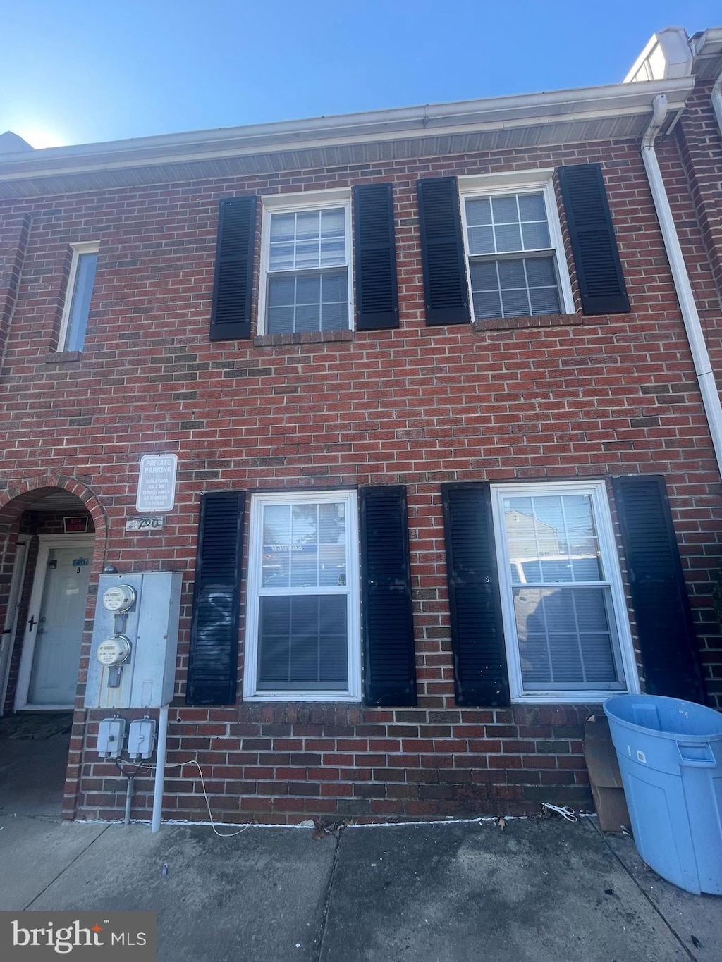 multi unit property featuring brick siding