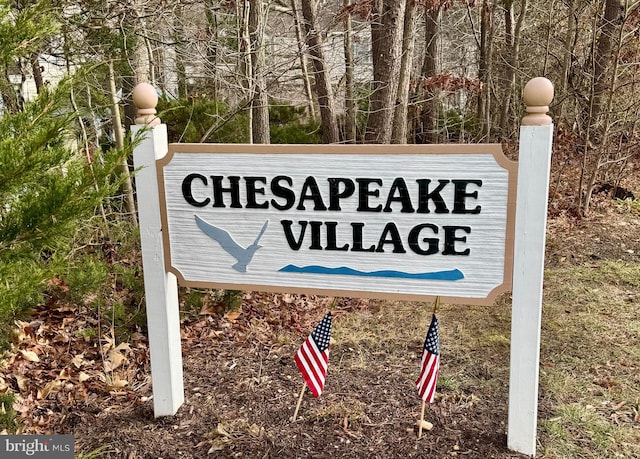 view of community / neighborhood sign