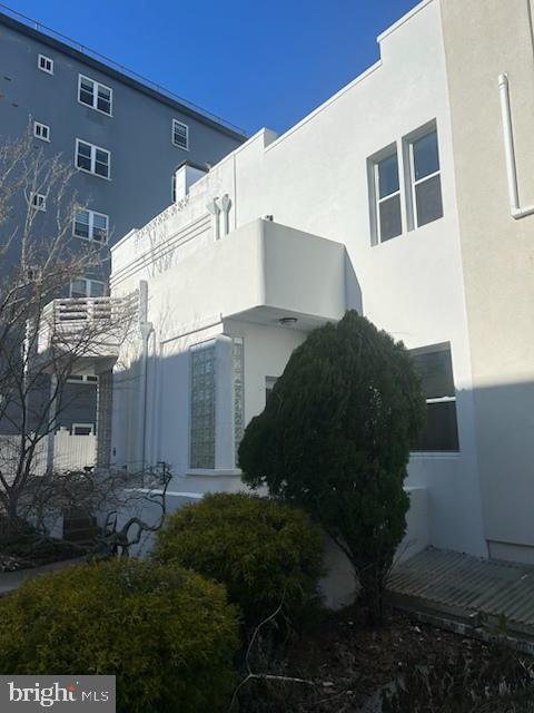 view of home's exterior featuring stucco siding