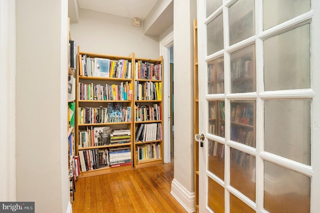 interior space featuring hardwood / wood-style floors