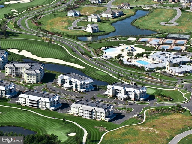 33565 Windswept Dr Unit 10201, Millsboro, DE 19966 - birds eye view of property with a water view and golf course view