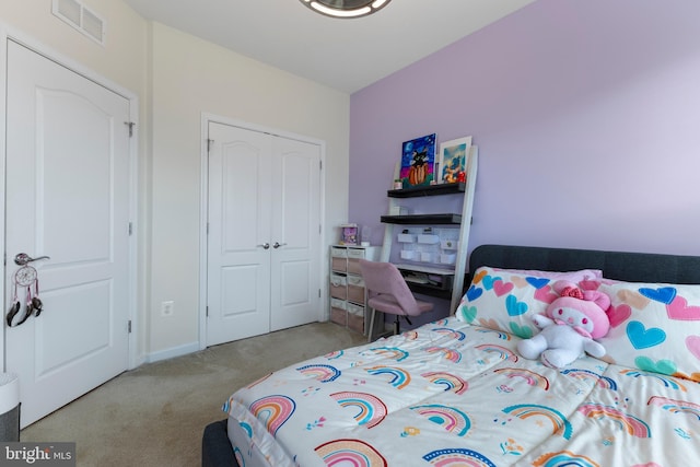 12831 Clarksburg Square Rd, Clarksburg, MD 20871 - carpeted bedroom with a closet and visible vents