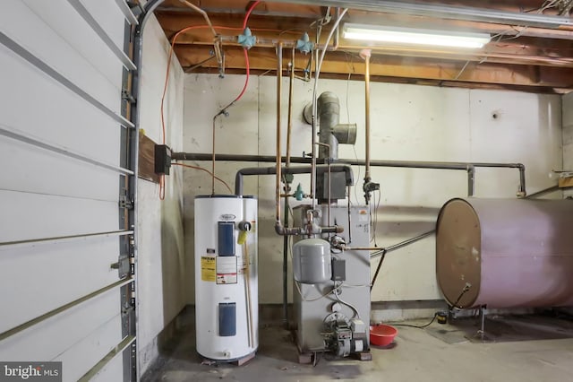 utilities featuring electric water heater and heating fuel