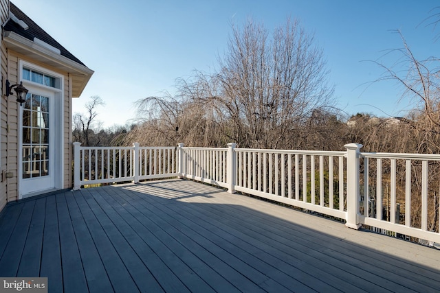 view of deck