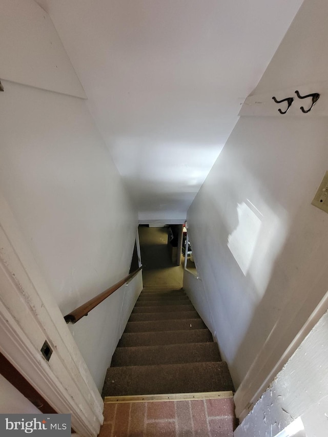 view of stairs