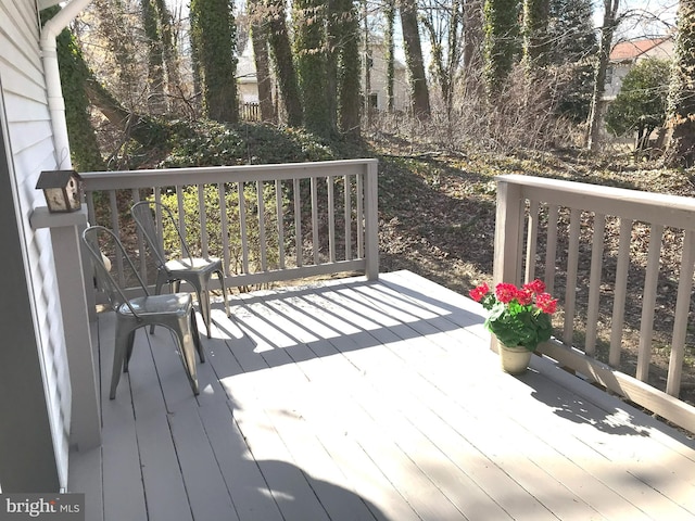 view of deck