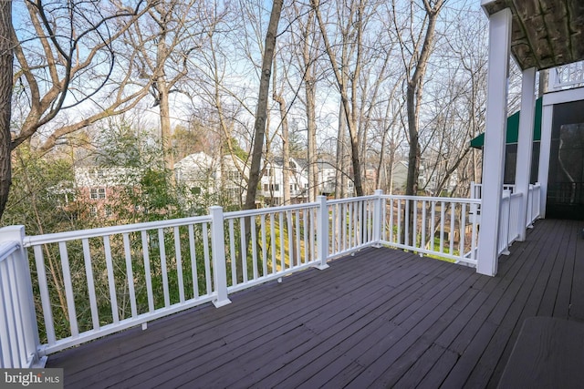 view of deck