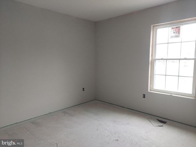 unfurnished room with a wealth of natural light