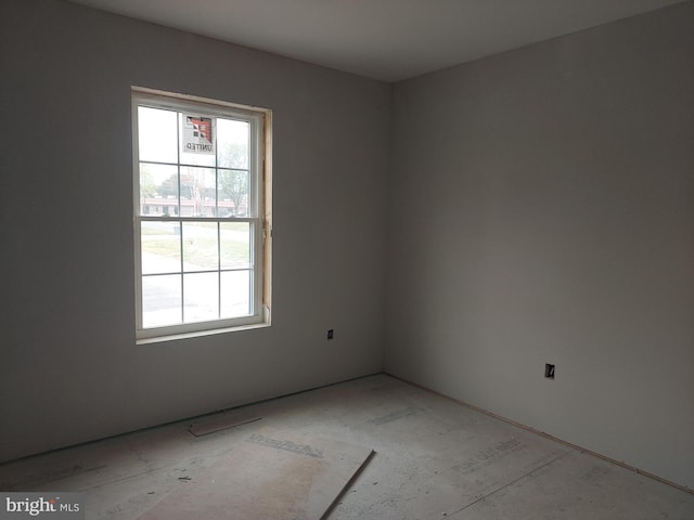 view of empty room