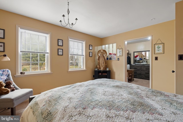 bedroom featuring carpet floors