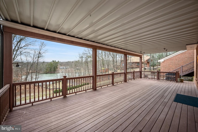 291 Lake Serene Dr, Winchester, VA 22603 - view of wooden terrace