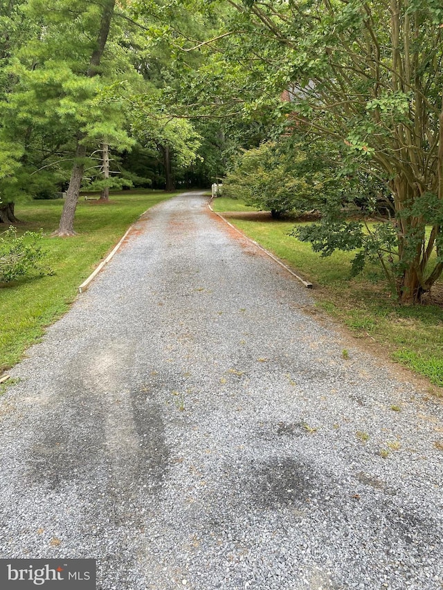 view of road