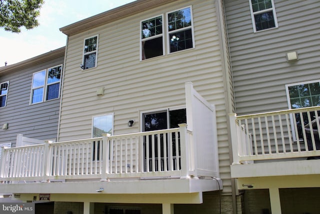 view of rear view of property