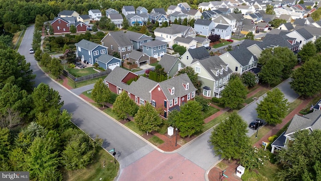 birds eye view of property featuring a residential view